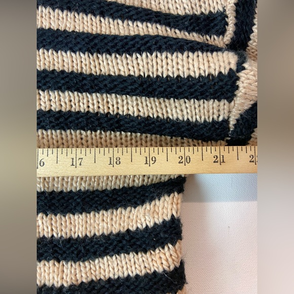 For Love and Lemons Elyse Two Tone Stripe Half Zip Hoodie Sweater (sku275) small - Picture 3 of 11